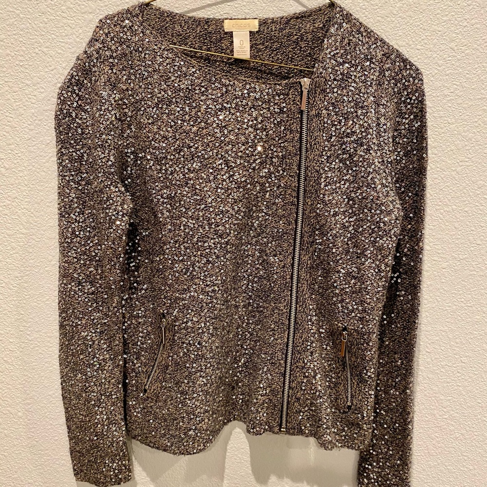 Chico’s Sequined Sweater